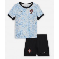 Camisa de time de futebol Portugal Replicas 2º Equipamento Infantil Europeu 2024 Manga Curta (+ Calças curtas)